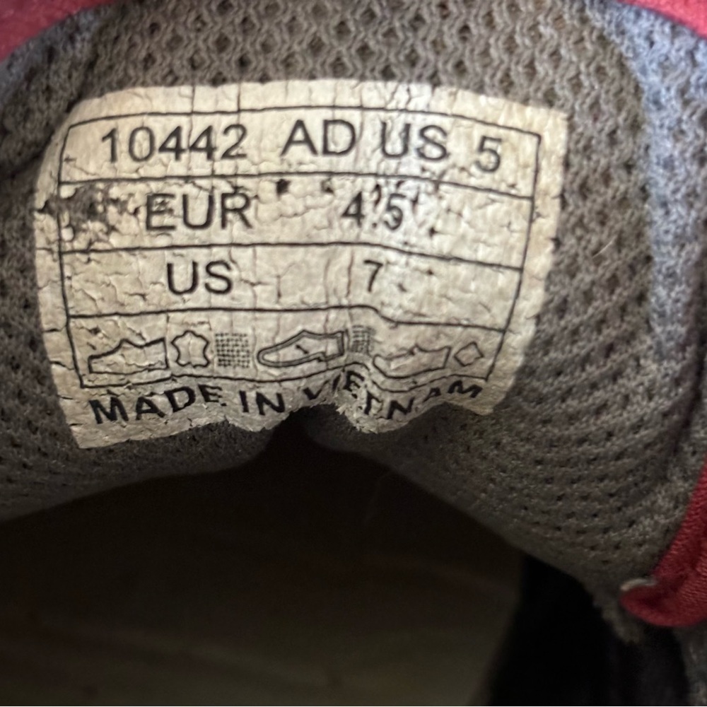 ALLROUNDER Red Athletic Sneakers - Picture 6 of 7